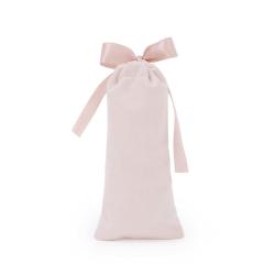 In-Stock Fashionable Vintage Lady Cotton Dust Bag with Ribbon Drawstring Blank Jewelry Lipstick Storage