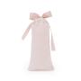 In-Stock Fashionable Vintage Lady Cotton Dust Bag with Ribbon Drawstring Blank Jewelry Lipstick Storage