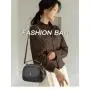 ZR701 Women's Bags New Fashion PU Leather Girl Lovely Small Square Bag Simple Zipper Shoulder Crossbody Phone Bag Female Party