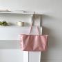 Korean Summer Nylon Shoulder Bag Wholesale High Quality Fashion Simple Silk Satin Handbag Large Capacity Women's Tote Hand Bag