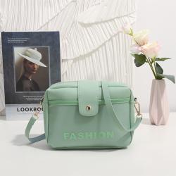 Wholesale Ladies Designer Hand Bags Solid Color PU Leather Shoulder Crossbody Bag