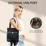 LOVEVOOK OEM ODM Convertible Small Tote Backpack for Women Mini College Daypack for Work, Daily, Travel, 2pcs Backpack Purse set