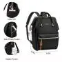 LOVEVOOK 14 Inch Backpack Custom Fashion Work Bag Daypack School Bags Waterproof Women Laptop Backpack With USB Charging