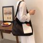 CCF676 Canvas Shopping Bag Large Capacity Eco Friendly Women's Tote Bag Customized Printed LOGO Lifestyle Weekend Handbag