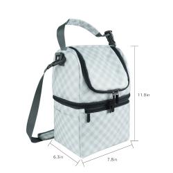 2024 Leakproof Insulated Picnic Multi-Function Breastmilk Cooler Bag Lunch Bag Fit as Wine Carrier or for Milk Bottles