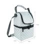 2024 Leakproof Insulated Picnic Multi-Function Breastmilk Cooler Bag Lunch Bag Fit as Wine Carrier or for Milk Bottles