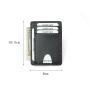 RFID Safe Men's Microfiber Leather Wallets Anti-Theft Short Wallet Credit Card Purse Holder Cash Clip Slim Wallets For man