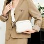 New leather fashionable and minimalist lychee pattern shoulder bag