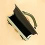 ZR789 Woman PU Retro Bag Daily Life Girl Horizontal Solid Color Small Square Single Bag Girl Button Underarm Versatile Bag