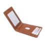 High quality mens wallets slim genuine leather rfid leather money clip pocket card holder with money clip