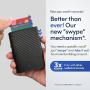 Newest RFID Pop Up Wallet Male RFID Blocking Pu Leather Popup Credit Card Holder Minimalist Auto Eject Smart Card Holder