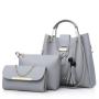 CCF87 New Fashion Women Messenger Bag Portable Lady Handbag 3Pcs Bag Sets PU Leather Handbag Sets For Women