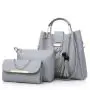 CCF87 New Fashion Women Messenger Bag Portable Lady Handbag 3Pcs Bag Sets PU Leather Handbag Sets For Women