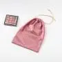 Custom Gold Logo Printed Pink Soft Velvet Drawstring Hair Wig Packaging Bag Luxury Velvet Pouch For Hair Extensions