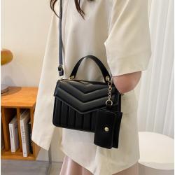 2024 Popular Women's Bag New Korean Fashion Single Shoulder Crossbody Bag Colorful  Oblique Chain PU Envelope Ladies Bag