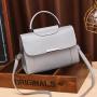 2023 New Small Square Diamond Lattice Bag Pu Solid Zipper Fashion Single Shoulder Messenger Bag With Chain Ladies Handbag