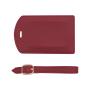 Custom Personalized Name Tags Strap Pu Leather Luggage Tag Printed Wedding Favor Logo Travel Tag luggage identifiers suitcases
