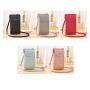 HR186 New Trend Mobile Phone Storage Bag PU Buckle Fashion Double Layer Wallet Multifunctional Women's Crossbody Outdoor Bag