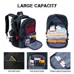 High Quality  Custom Hot Women Men School College 17  Inch Computer Business Backpack with usb chargingTravel Laptop Bag