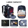 High Quality  Custom Hot Women Men School College 17  Inch Computer Business Backpack with usb chargingTravel Laptop Bag