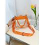 Wholesale Transparent PVC Messenger Bag Customized Fashion Chain Shoulder Clear Women Crossbody Bags