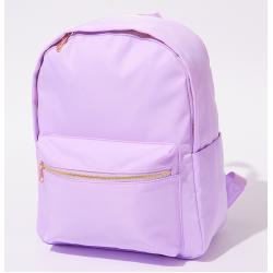 Keymay No MOQ RTS DIY Personalized Chenille Patches Waterproof Back to School Bag Nylon Backpack Rucksack Teen Book Bag