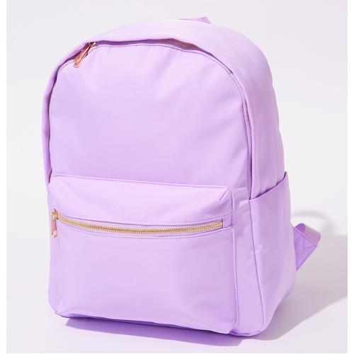 Keymay No MOQ RTS DIY Personalized Chenille Patches Waterproof Back to School Bag Nylon Backpack Rucksack Teen Book Bag