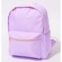 Keymay No MOQ RTS DIY Personalized Chenille Patches Waterproof Back to School Bag Nylon Backpack Rucksack Teen Book Bag