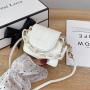 Fresh Girl Mini Handbag Fashion Korean Single Shoulder Messenger Bag Small Stone Bags for Girls Purses