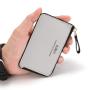 HF027 2023 New Zip Men's Card Bag Creative Coin Purse Short Money Clip Multifunctional Card Bag Card Holder