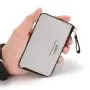 HF027 2023 New Zip Men's Card Bag Creative Coin Purse Short Money Clip Multifunctional Card Bag Card Holder