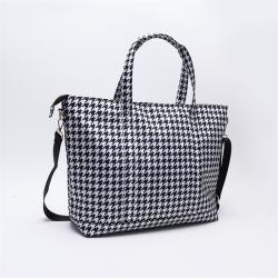 Fashion Cute Nylon Zipper Waterproof Adjustable Strap Large Capacity Outdoor Travel Shopping Printed Designer Custom Tote Bag