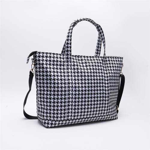 Fashion Cute Nylon Zipper Waterproof Adjustable Strap Large Capacity Outdoor Travel Shopping Printed Designer Custom Tote Bag