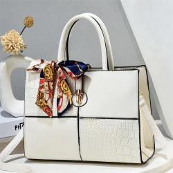 New Arrival Sac a Main Femme Crocodile Handbags Popular Shoulder Bag Luxury Bags With Scarves For Women