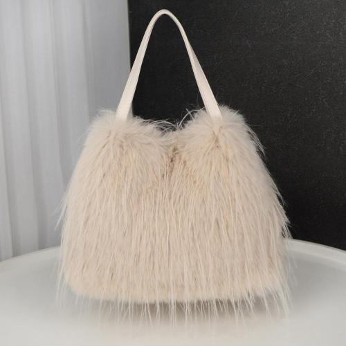 Winter large capacity fur bag 2024 new single shoulder handbag tote bag crossbody handbags fur bags