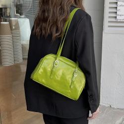 Spring Green Vegan Leather Bags Women Handbags Ladies Trendy Shoulder Sling Bag Women Handbag Wholesale 2024