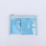Keymay New Design RTS 10 Colors Summer Portable Waterproof Tpu Make up Bag Cosmetic Pencil Pouch Clear Clutch for Girls
