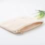 KBW792 Customized High Quality Zipper Canvas Zipper Cosmetic Bag Fashion Travel Eco-friendly Cotton Canvas Clutch Bag
