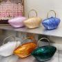 2024 Custom New Arrival Designer Acrylic Box Pearl White Women Wedding Clutch Bag Evening Bags