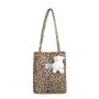 Korean Style Canvas Large Capacity Handbags For Girls Printing Shoulder Bags Students Vintage Fashion Ladies Bags