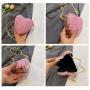 KBW603 Hot Sale Heart Shape Women Bag New Fashion PU Cute Girls Shoulder Crossbody Ladies Clutch Evening Bag