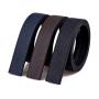 hot selling fashion man belts custom PU crocodile leather automatic buckle leather belt