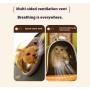 ZF041 New Breathable Cat Bag Transparent Space Cover Crossbody Breathable Convenient Foldable Pet Bag PU Handbag