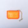 Small Money Purses Coin Purse Keychain Clear PVC Tiny Wallet Key Chain Card Holder Mini Kids Purse Cute PVC Bag Chains Hooker