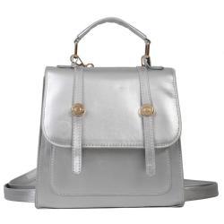ZR651 New Women Bag Backpack Fashion Good Girl PU Leather Waterproof Schoolbag Female Flip Cover Versatile Travel Crossbody Bag