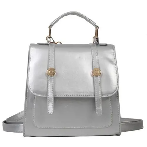 ZR651 New Women Bag Backpack Fashion Good Girl PU Leather Waterproof Schoolbag Female Flip Cover Versatile Travel Crossbody Bag