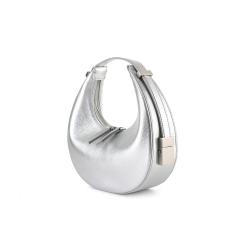 Fashion Styles Ladies Hobo Bags Trending Denim Pu Leather Underarm Handbags And Purse Handbag Half Moon Shoulder Bag