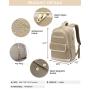 LOVEVOOK custom waterproof casual daypack for university office school notebook bag women's lightweight travel laptop backpack