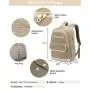LOVEVOOK custom waterproof casual daypack for university office school notebook bag women's lightweight travel laptop backpack