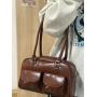 New female niche retro single shoulder underarm bag